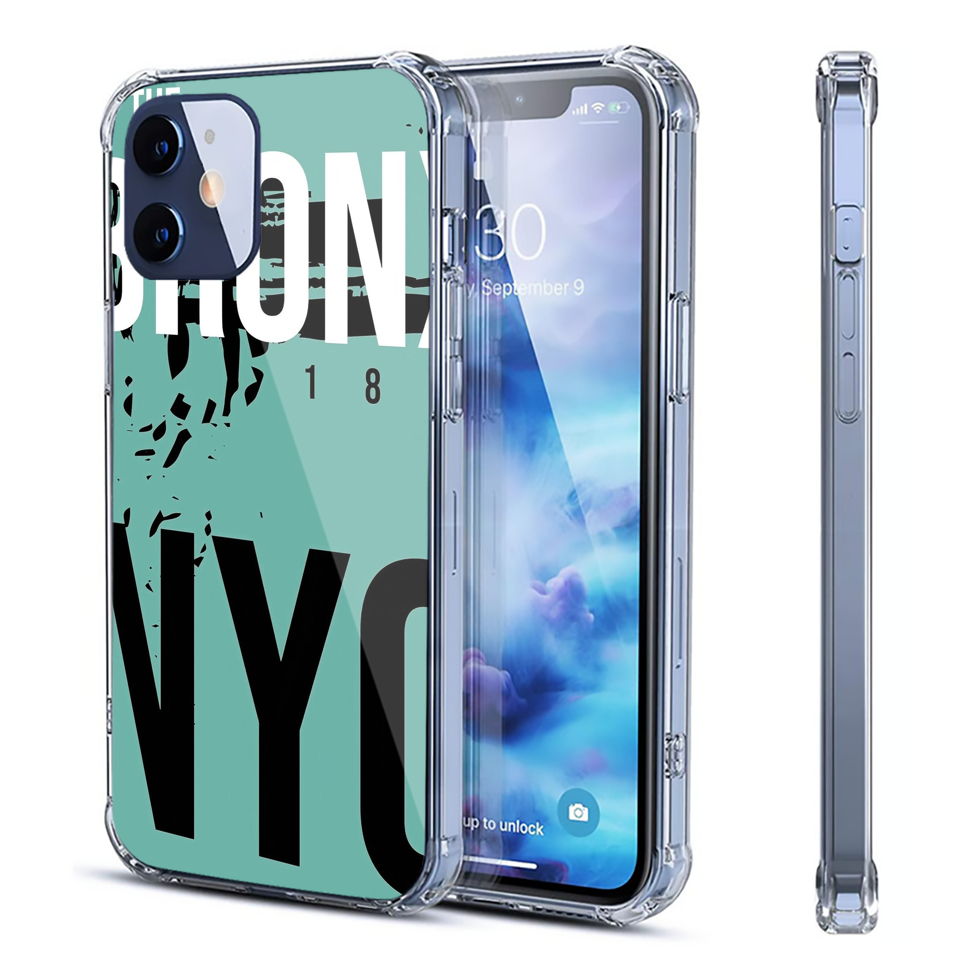 New York Yankees 186 Clear IPhone 12 Case – Soft TPU With UV Print – Enhanced Drop Protection, Precise Fit, Anti-Fingerprint, Customizable Design, Scratch-Resistant, Yellow-Resistant